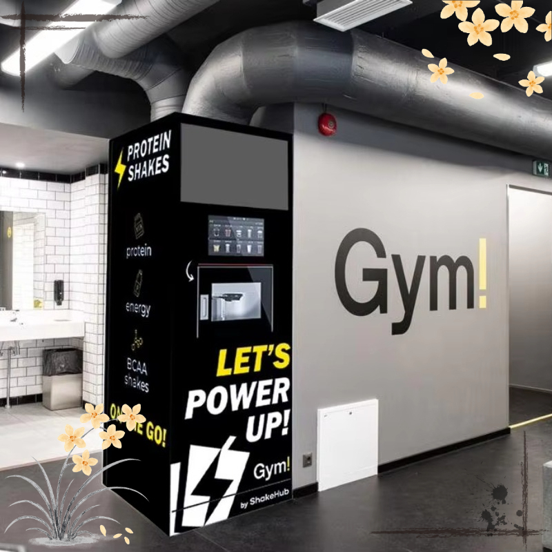 Nutrition Of Fitness - カスタマイズ可能な栄養ドリンク自動販売機、プロテインシェイクキオスク、照明付きディスプレイ、セルフサービス、商業フィットネス向け