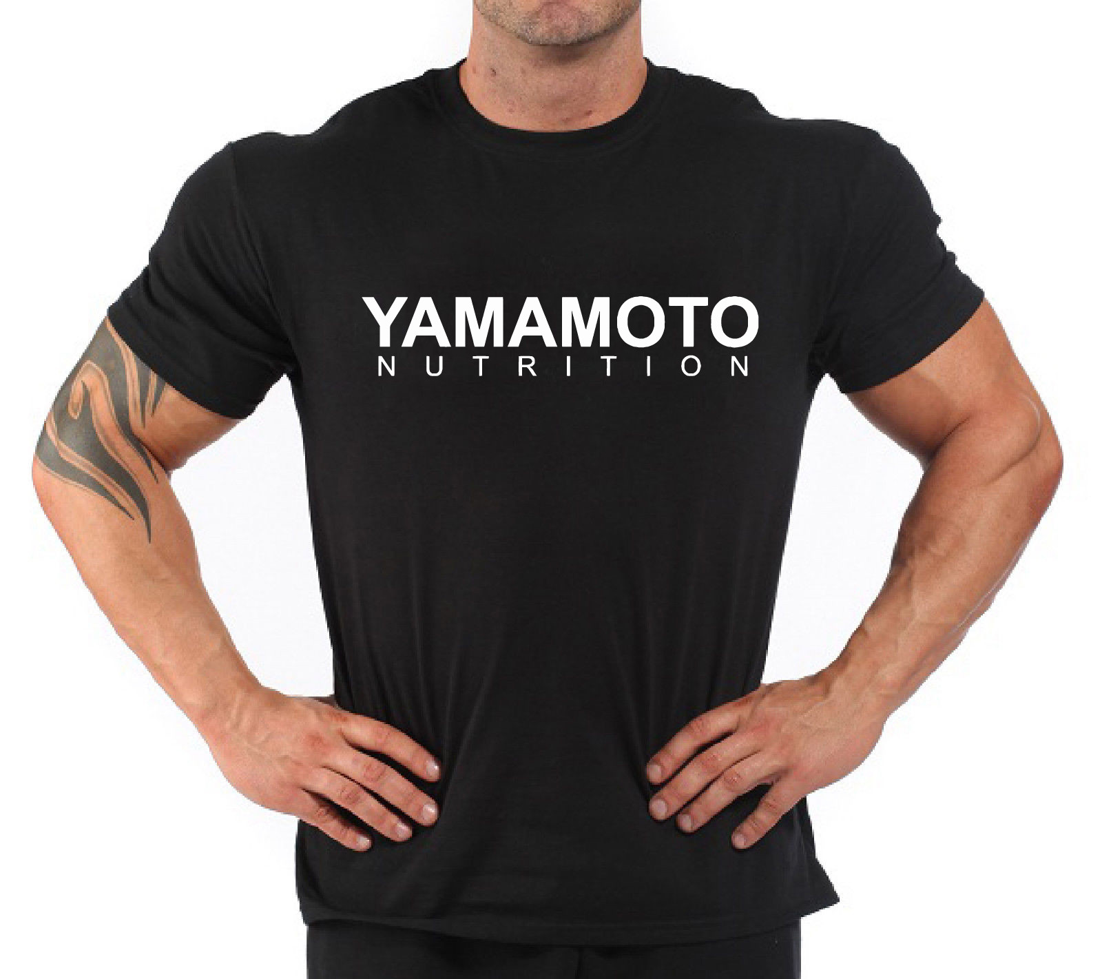 ボディビルディング フィットネス ジム Tシャツ「山本栄養」 - Nutrition Of Fitness のレビューと価格