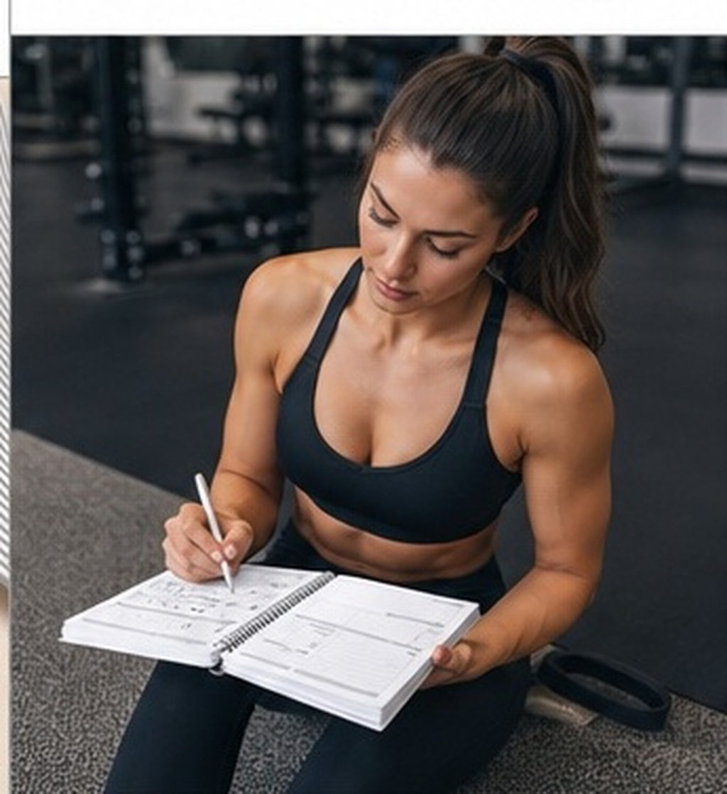 フィットネスプランナージャーナル 11.7x8.5。ジムでの - Nutrition Of Fitness のレビューと価格