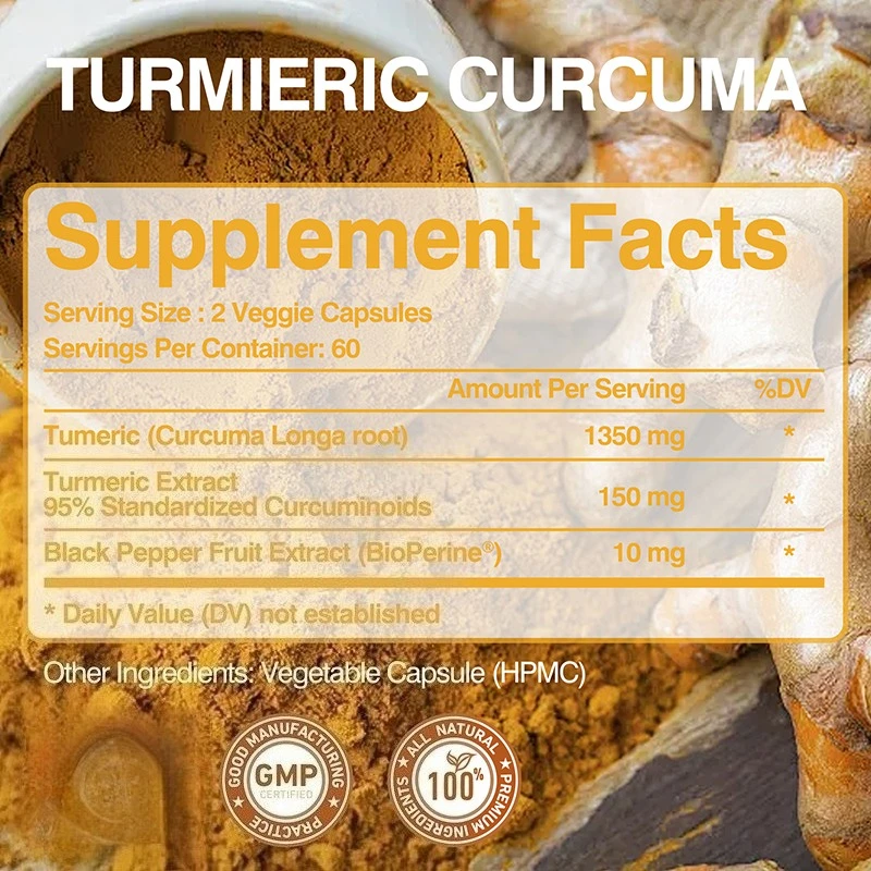 ターメリック クルクミン カプセル - 関節の炎症を軽減し、 - Turmeric Curcumin Capsule のレビューと価格