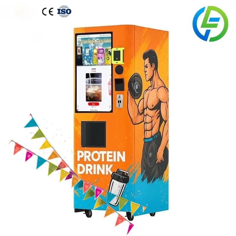 カスタマイズ可能な自動プロテインシェイク販売機 スマートタッ - Nutrition Of Fitness のレビューと価格