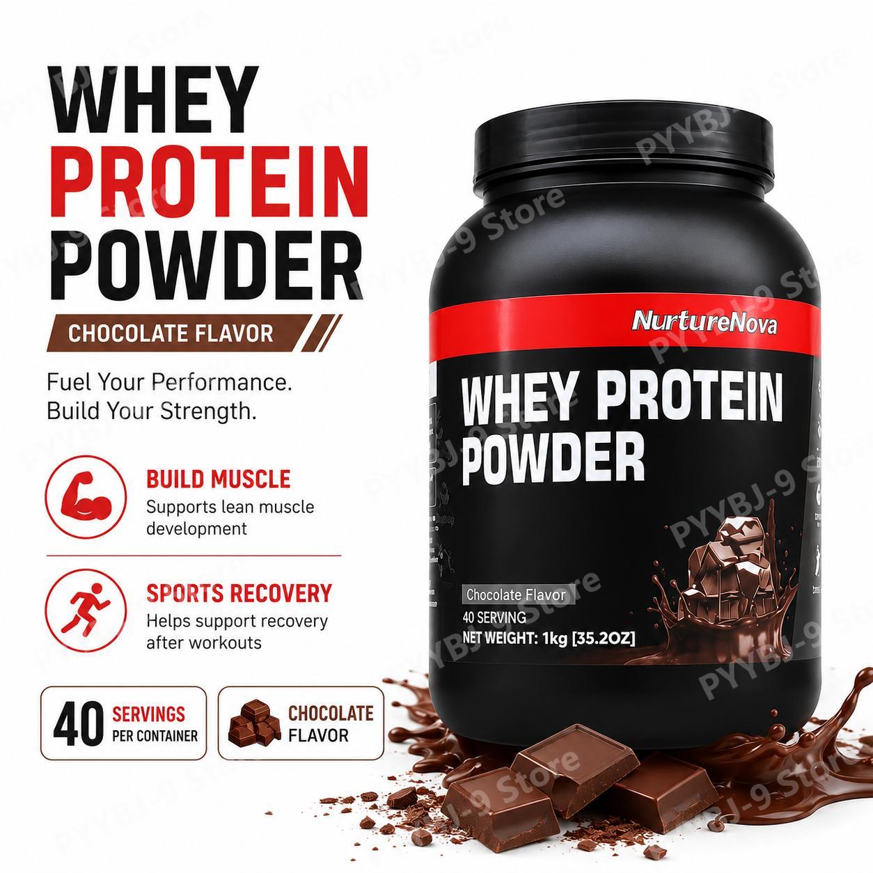 NurtureNova ホエイプロテインパウダー チョコレー - Nutrition Of Fitness のレビューと価格