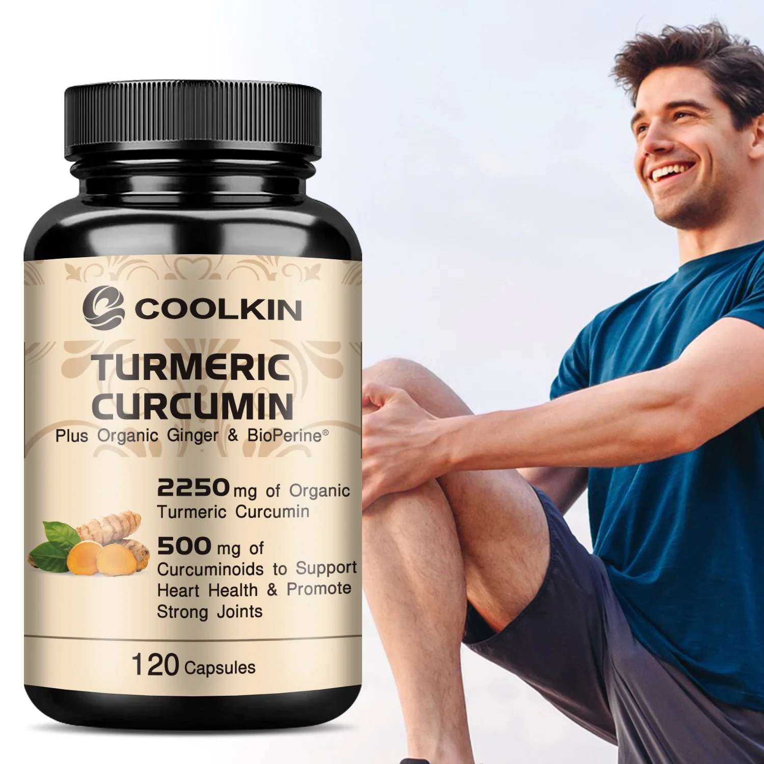 ターメリッククルクミン - クルクミン95%配合、バイオペリ - Turmeric Curcumin Capsule のレビューと価格